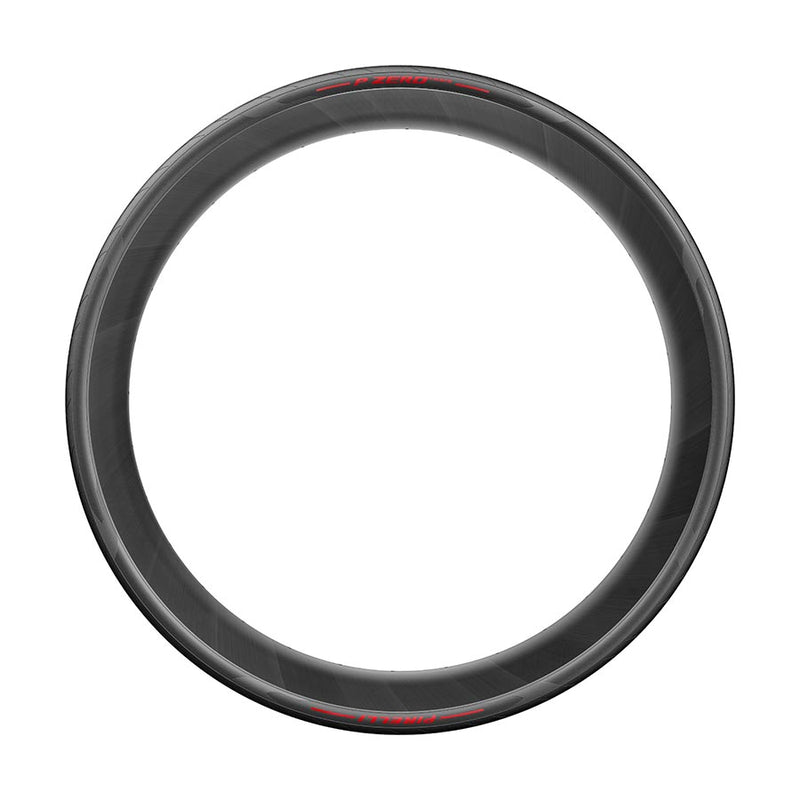 Pirelli, PZero Race, Road Tire, 700x26C, Folding, Clincher, SmartEVO, TechBELT, 127TPI, Red, Made in Italy