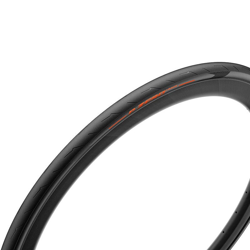 Pirelli, PZero Race, Road Tire, 700x26C, Folding, Clincher, SmartEVO, TechBELT, 127TPI, Orange, Made in Italy