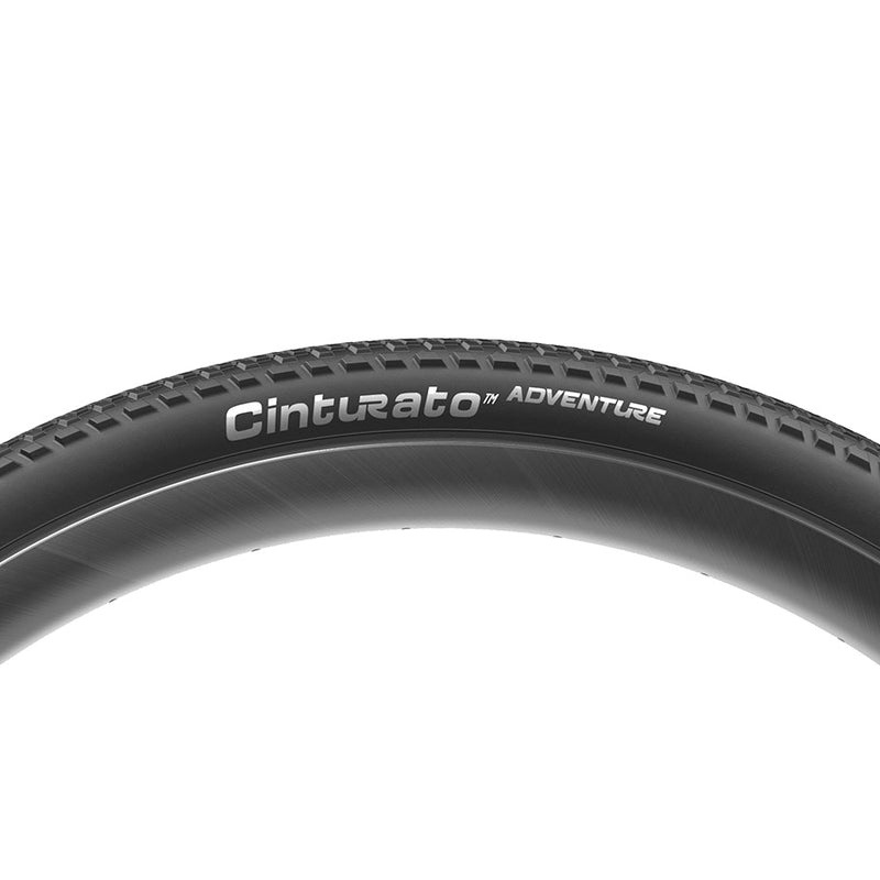 Pirelli, Cinturato Adventure, Gravel Tire, 700x50C, Folding, Tubeless Ready, PROCompound Gravel, ProWALL Gravel, 60TPI, Black