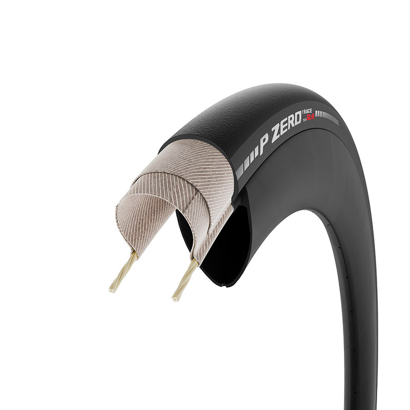Pirelli, P ZERO Race SL-R TLR, Road Tire, 700x28C, Folding, Tubeless Ready, SmartEVO2, LiteCore, PAAS, 120TPI, Black