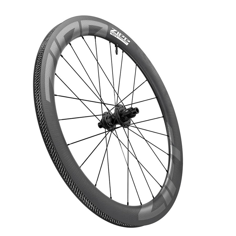 Zipp, 404 Firecrest Tubeless Disc B1, Wheel, Rear, 700C / 622, Holes: 24, 12mm TA, 142mm, Disc Center Lock, SRAM XD-R