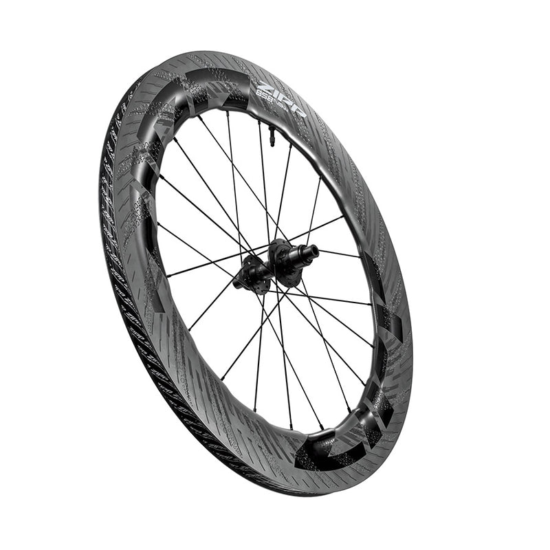 Zipp, 858 NSW D1, Wheel, Rear, 700C / 622, Holes: 20, 12mm TA, 142mm, Disc Center Lock, Shimano HG 11