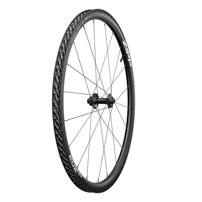Zipp, 202 NSW A1, Wheel, Front, 700C / 622, Holes: 20, 12mm TA, 100mm, Disc Center Lock