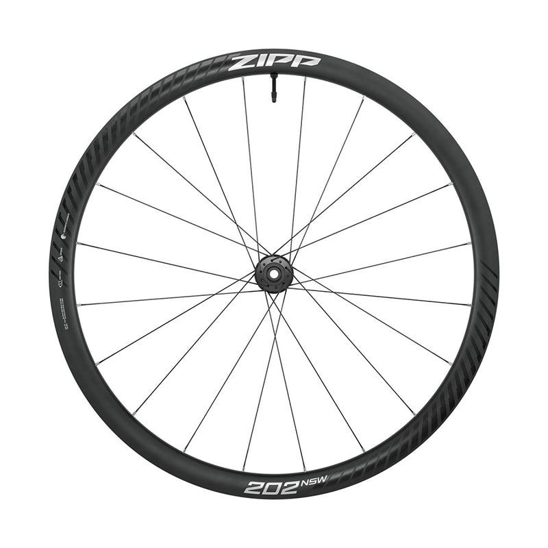 Zipp, 202 NSW A1, Wheel, Front, 700C / 622, Holes: 20, 12mm TA, 100mm, Disc Center Lock
