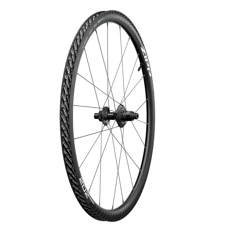 Zipp, 202 NSW A1, Wheel, Rear, 700C / 622, Holes: 20, 12mm TA, 142mm, Disc Center Lock, Shimano HG 11